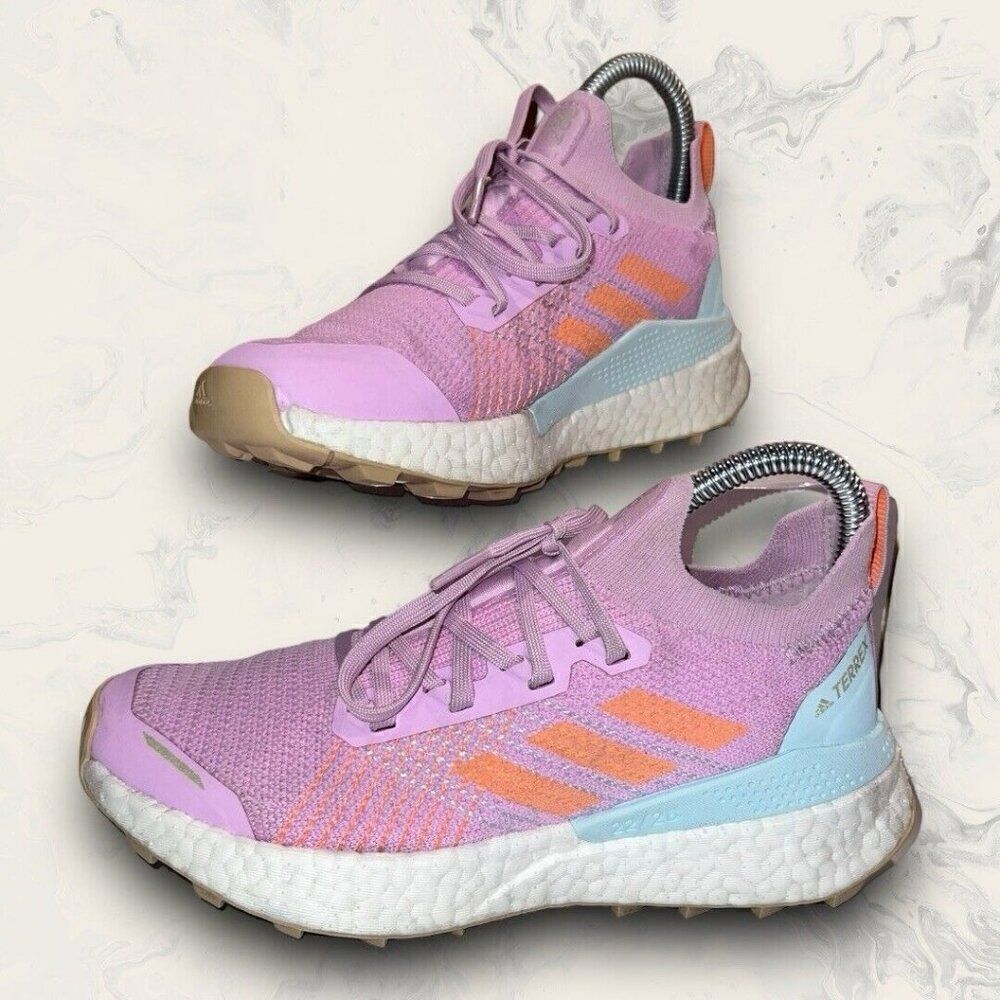 Adidas Terrex Two Ultra Primeblue Bliss Lilac Almost Blue Shoes Womens Size 5